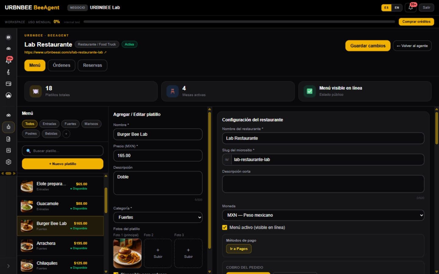 BeeAgent interface as an article visual reference